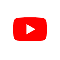 the youtube logo with a red and white square